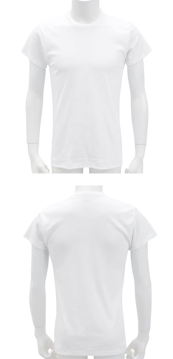 グンゼ GUNZE 快適工房 半袖 丸首 Tシャツ メンズ インナー 綿100％ クルーネック 日本製 抗菌防臭