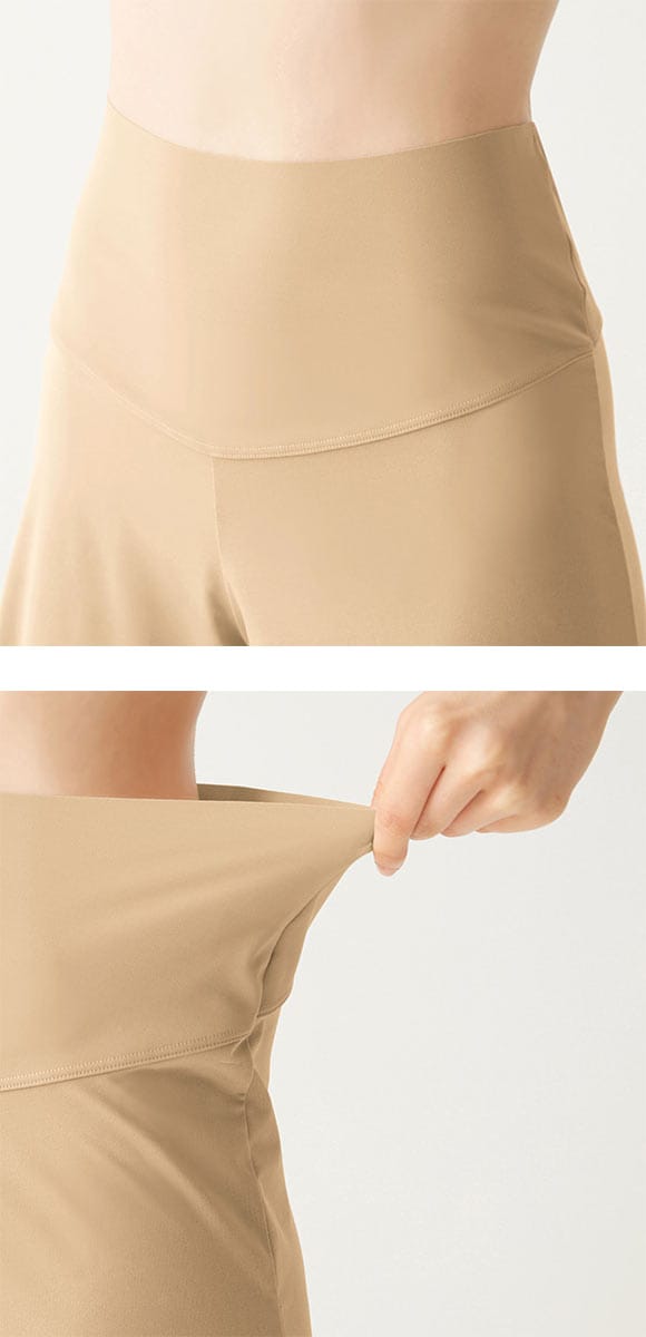 グンゼ アドバンスレーベル ペチパンツ 50cm丈 レディース フレアパンツ インナー GUNZE ADVANCE LABEL