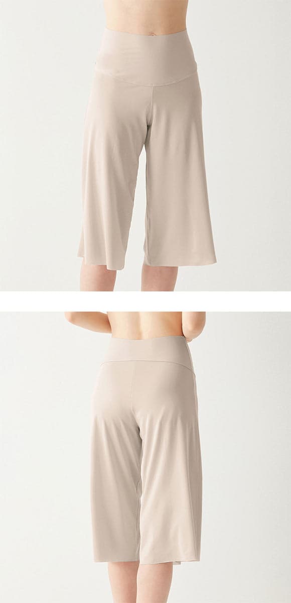 グンゼ アドバンスレーベル ペチパンツ 70cm丈 レディース ロングフレアパンツ インナー GUNZE ADVANCE LABEL