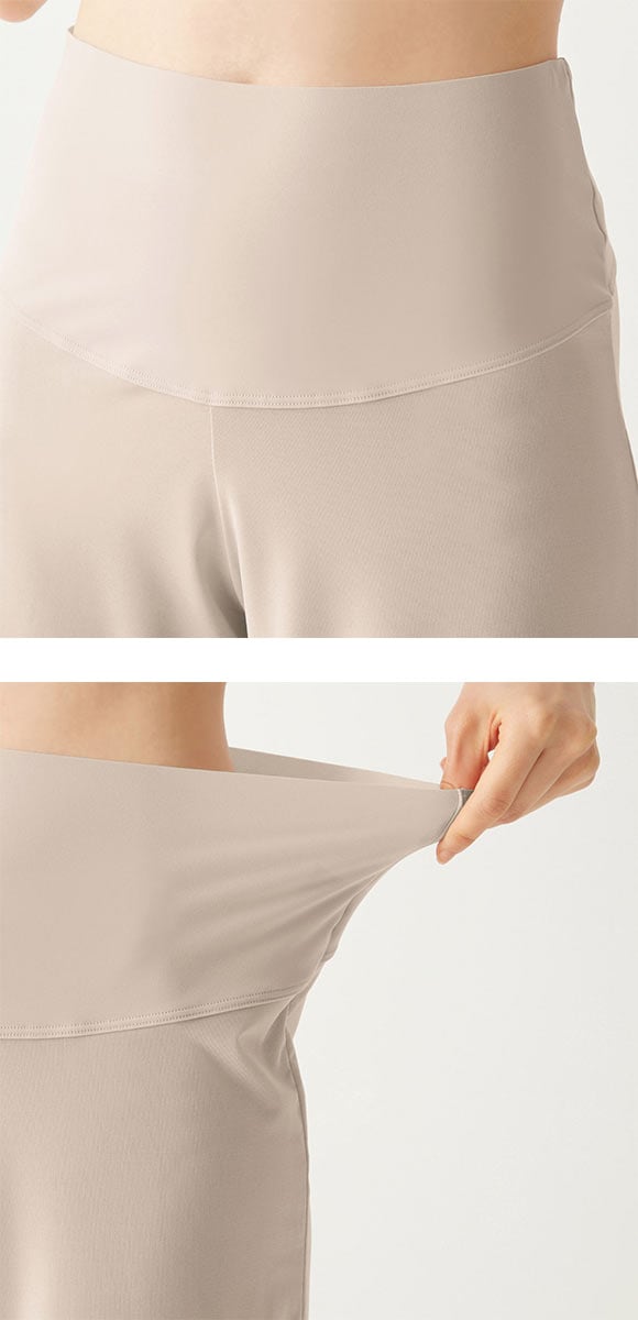 グンゼ アドバンスレーベル ペチパンツ 70cm丈 レディース ロングフレアパンツ インナー GUNZE ADVANCE LABEL