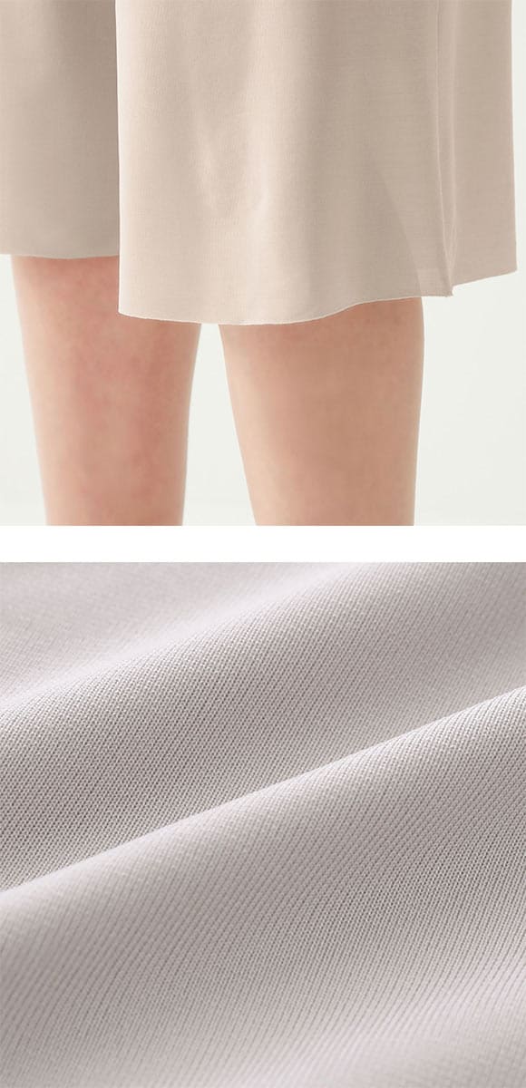 グンゼ アドバンスレーベル ペチパンツ 70cm丈 レディース ロングフレアパンツ インナー GUNZE ADVANCE LABEL