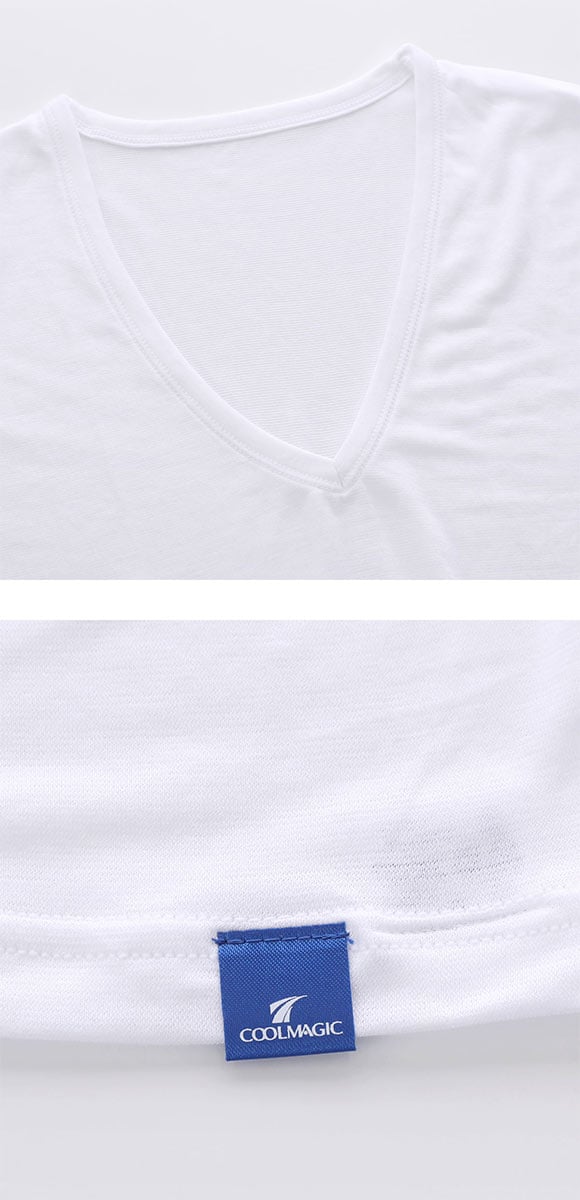 グンゼ COOLMAGIC 圧巻の通気性 Vネックスリーブレスシャツ 吸汗速乾 消臭 冷感 GUNZE クールマジック
