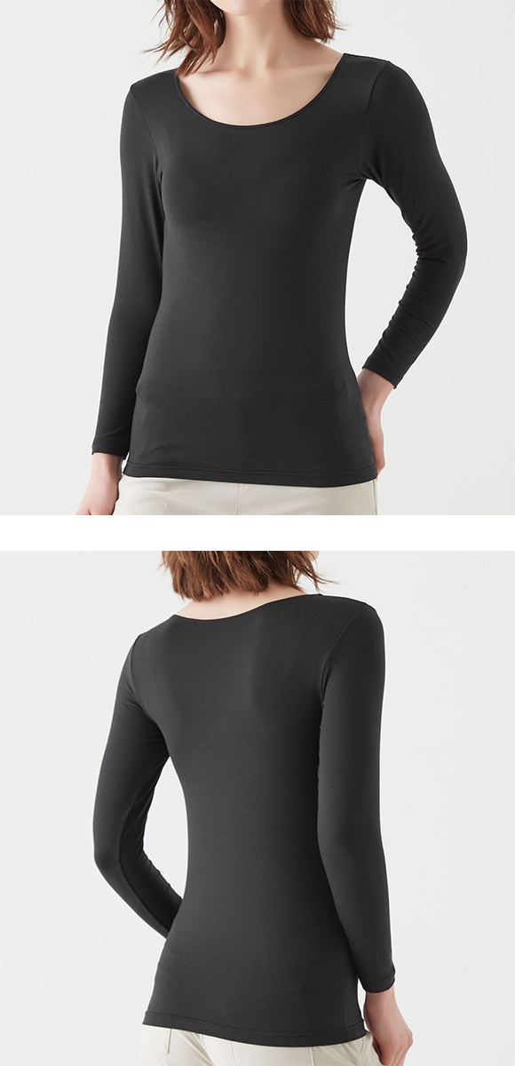 グンゼ ファイヤーアセドロン 8分袖 シャツ レディース インナー 薄手 GUNZE FIREアセドロン