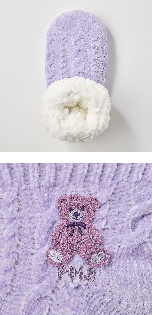 ポロ 内ボア ルームソックス レディース 靴下 婦人 POLO