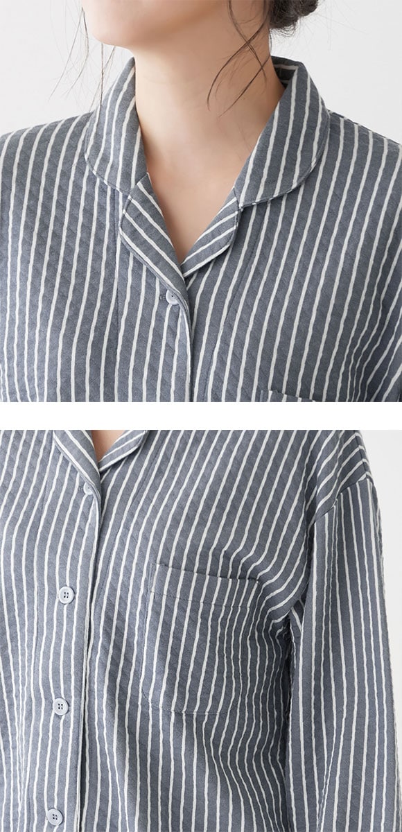 グンゼ ファイヤーアセドロン キルトパジャマ 長袖・長パンツセット レディース ルームウェア GUNZE