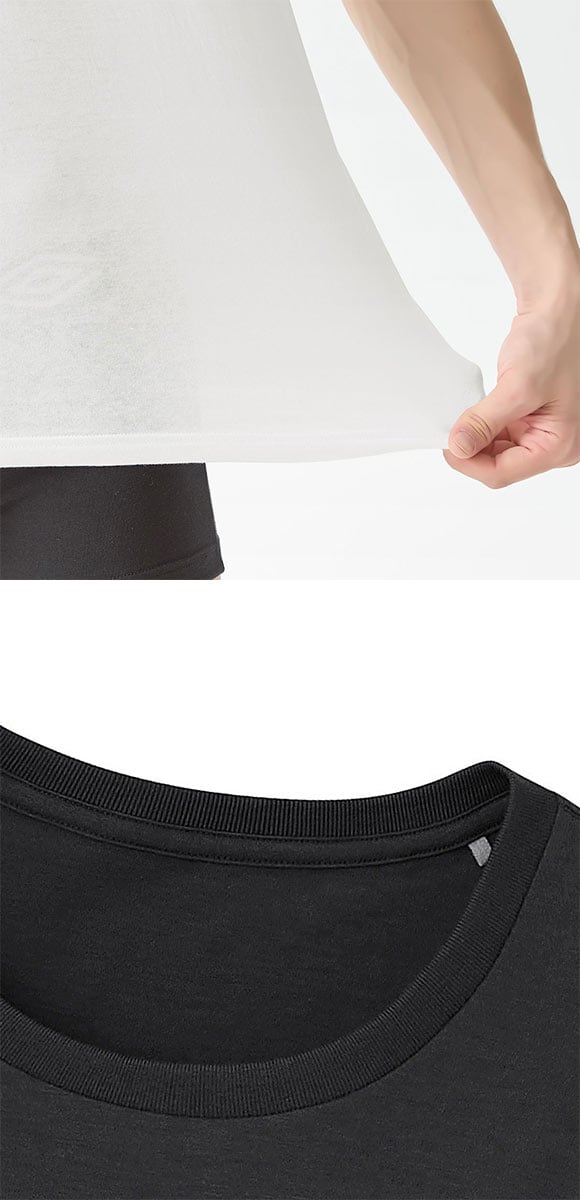 アンブロ UMBRO ワンポイントロゴ クルーネック Tシャツ メンズ 半袖 綿100％