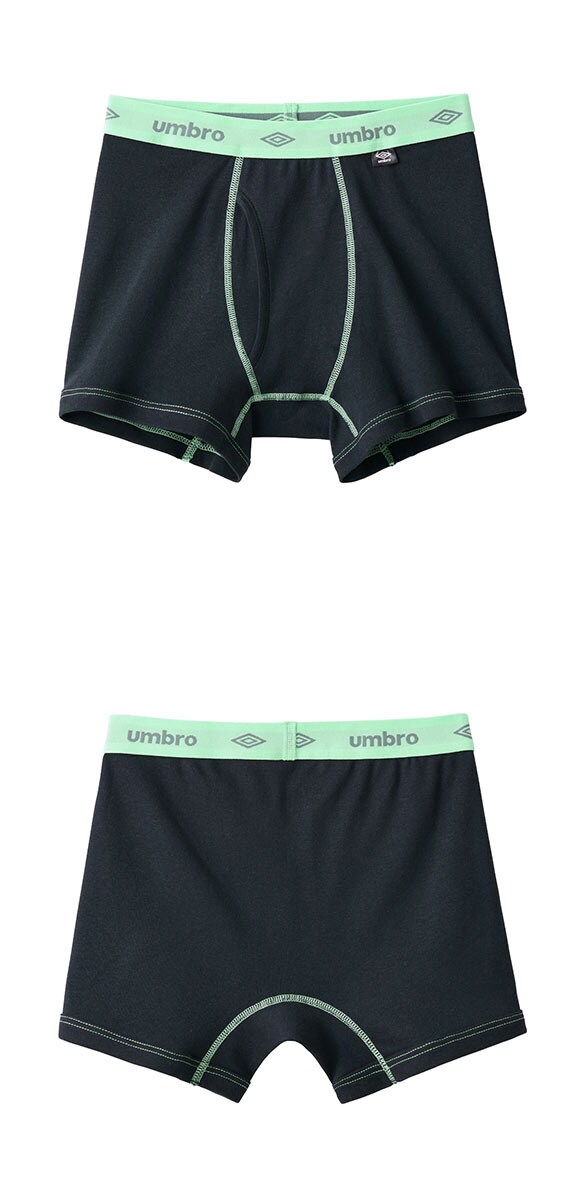 アンブロ 綿100％ ボクサーパンツ ボーイズ 2枚組 UMBRO