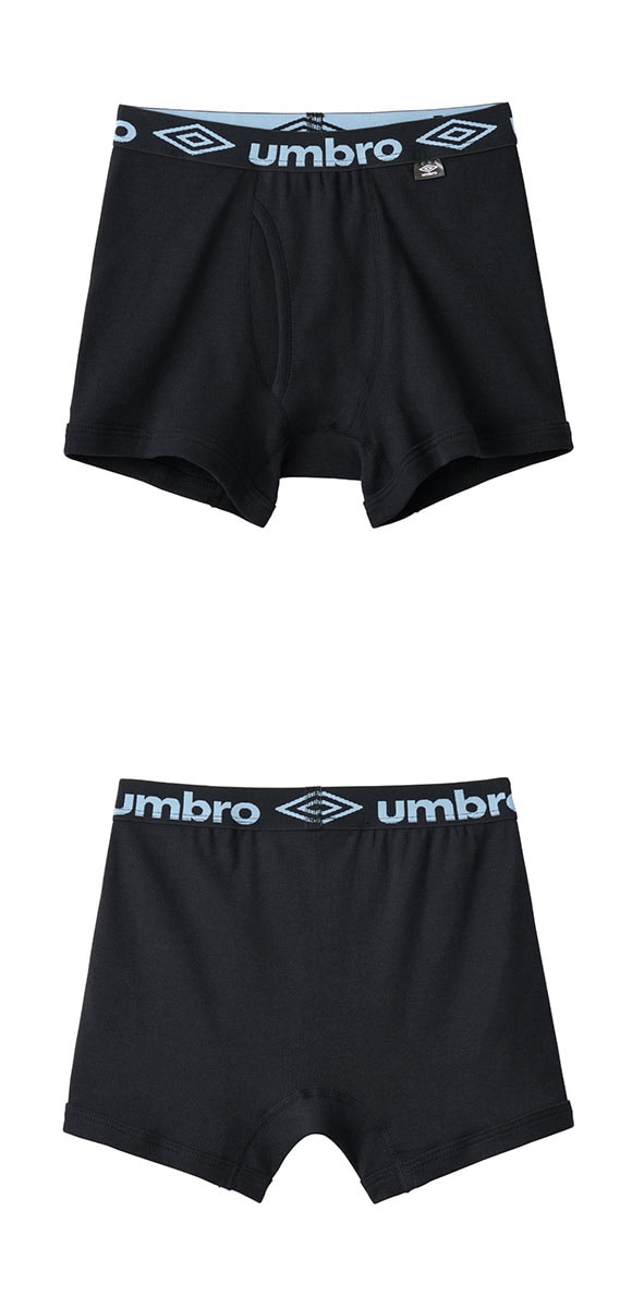 アンブロ 綿100％ ボクサーパンツ ボーイズ 2枚組 UMBRO