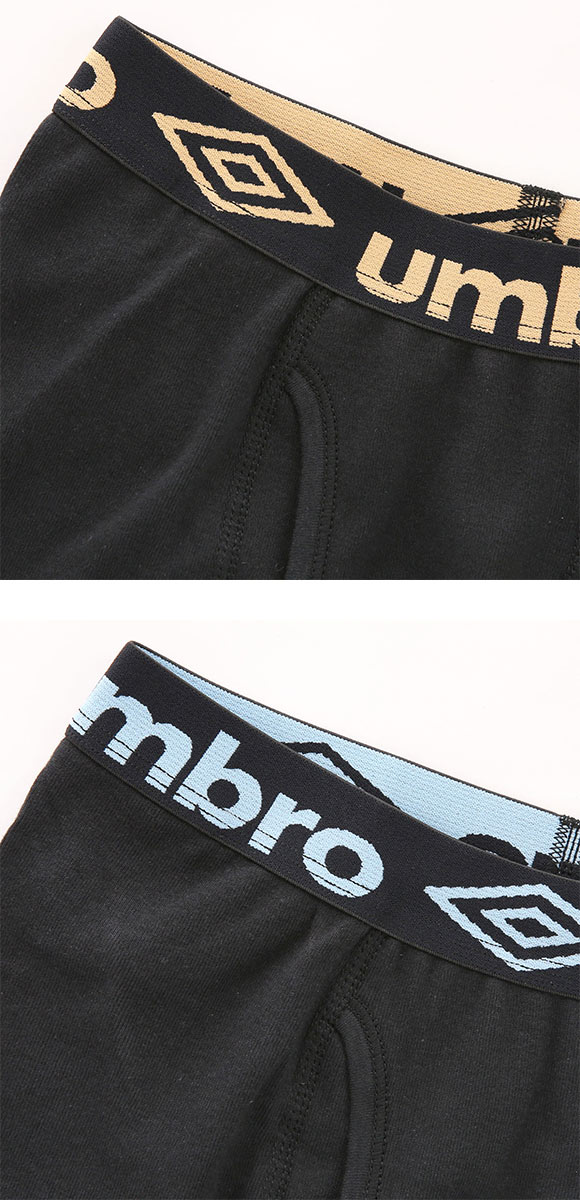 アンブロ 綿100％ ボクサーパンツ ボーイズ 2枚組 UMBRO