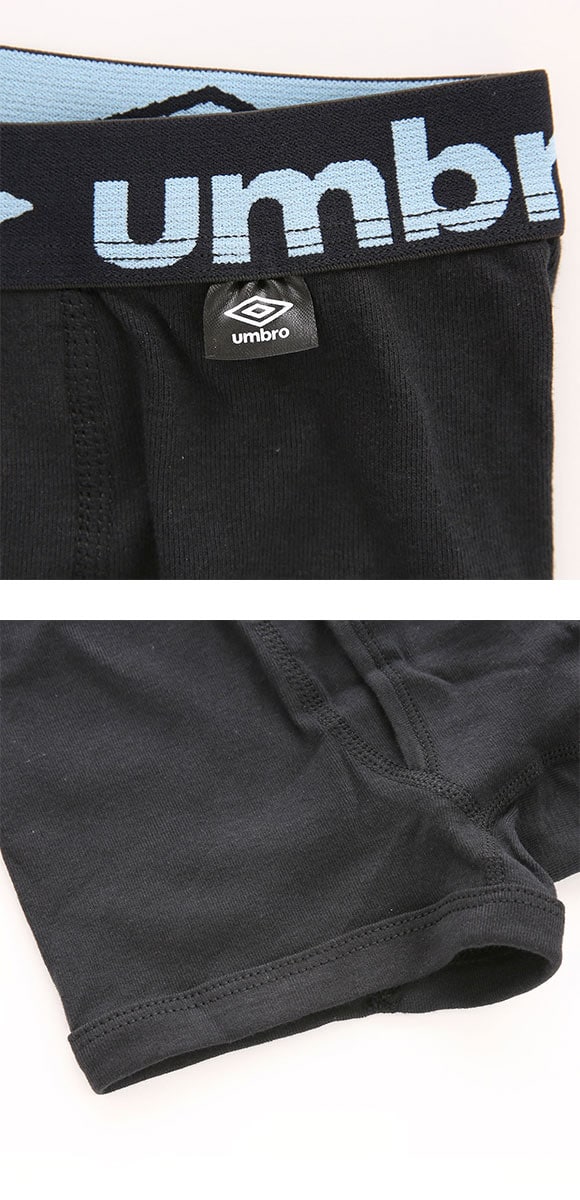 アンブロ 綿100％ ボクサーパンツ ボーイズ 2枚組 UMBRO