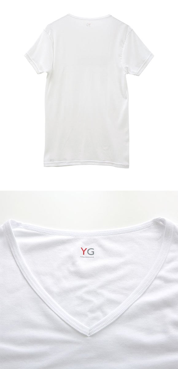 グンゼ GUNZE ワイジー YG DRY&DEO インナー Tシャツ Vネック 2枚組 YV0115A