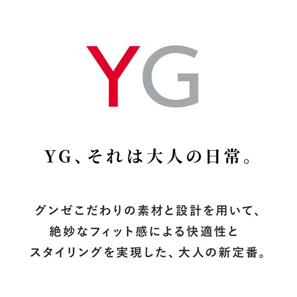 グンゼ YG コットン100％ 天竺 クルーネック Tシャツ 2枚セット メンズ インナー 大きいサイズ GUNZE ワイジー