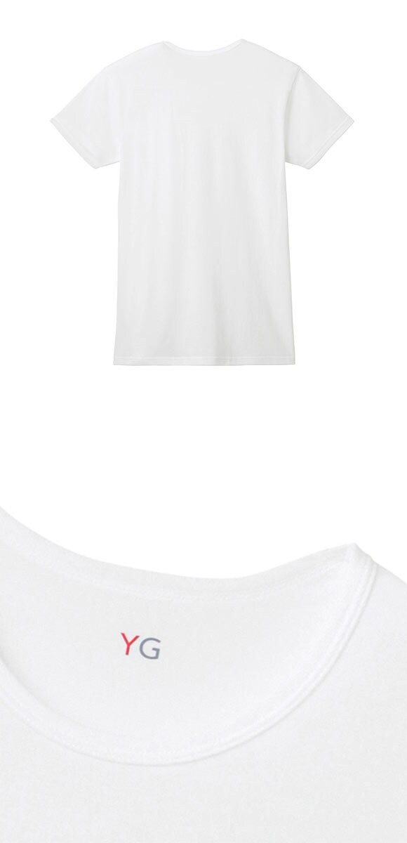 グンゼ YG ドライタッチ 鹿の子 クルーネック Tシャツ 2枚セット メンズ インナー クール 大きいサイズ GUNZE ワイジー