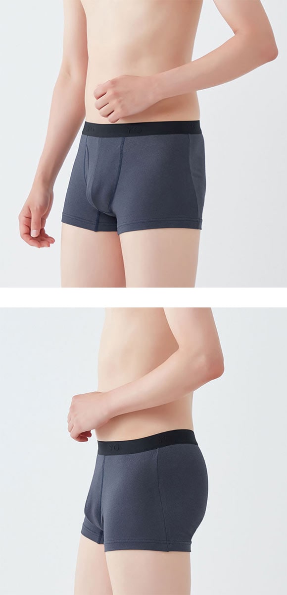 グンゼ YG ドライタッチ 鹿の子 ボクサーブリーフ 2枚セット メンズ 前あき 大きいサイズ GUNZE ワイジー