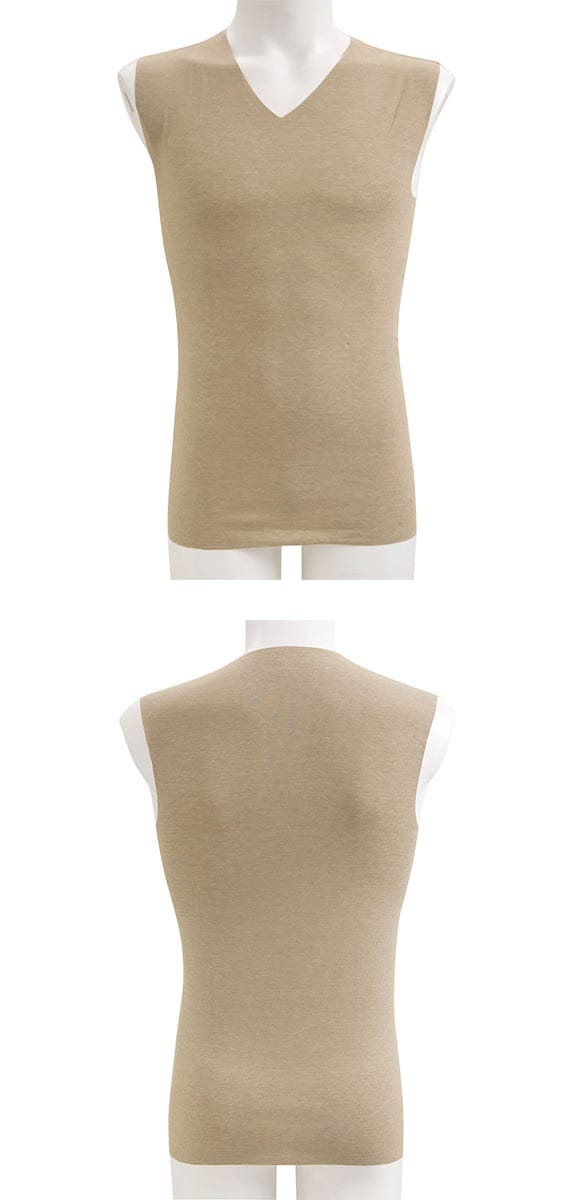 グンゼ YG カットオフ Vネックスリーブレスシャツ クールタイプ メンズ インナー COOL GUNZE ワイジー CUT OFF 大きいサイズ