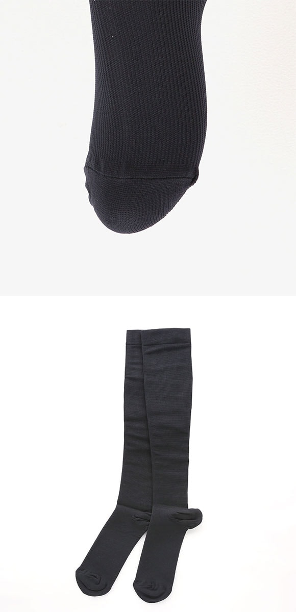 着圧ハイソックス 靴下 ナイロンタイプ 段階着圧