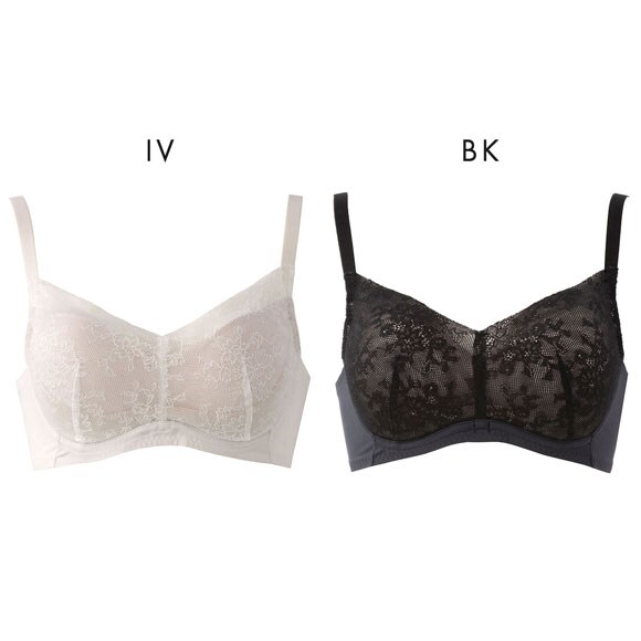 ルシアン Frameey 骨格ナチュラルタイプ ブラ 3/4カップ ブラジャー BCDEF 脇肉 脇高 LECIEN フレーミー