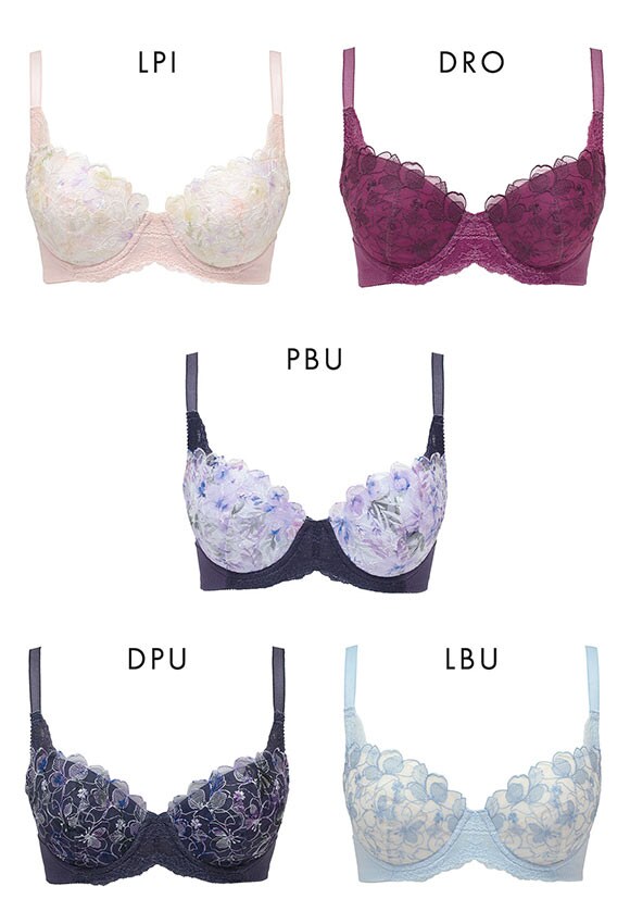 ルシアン キレイ魅せ 脇やせメイクブラ 3/4カップ ブラジャー E 大きいサイズ 脇肉 脇高 LECIEN