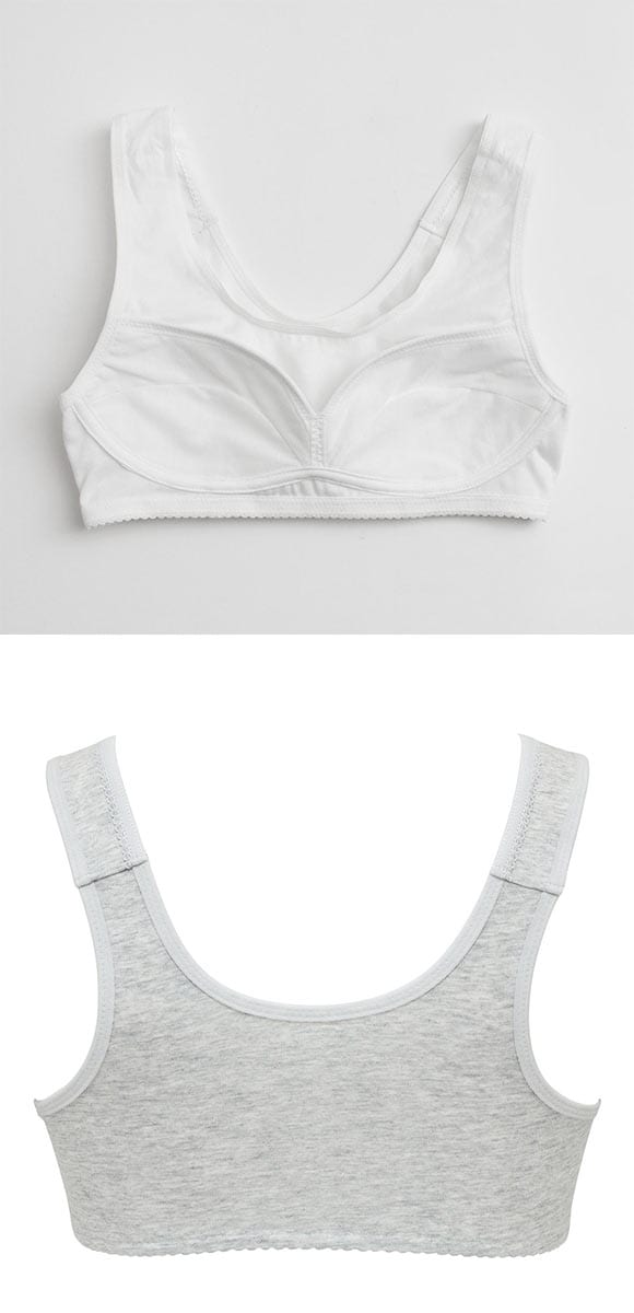 ルシアン はつブラ ハーフトップ 肌側綿100% ノンワイヤー ジュニア キッズ LECIEN