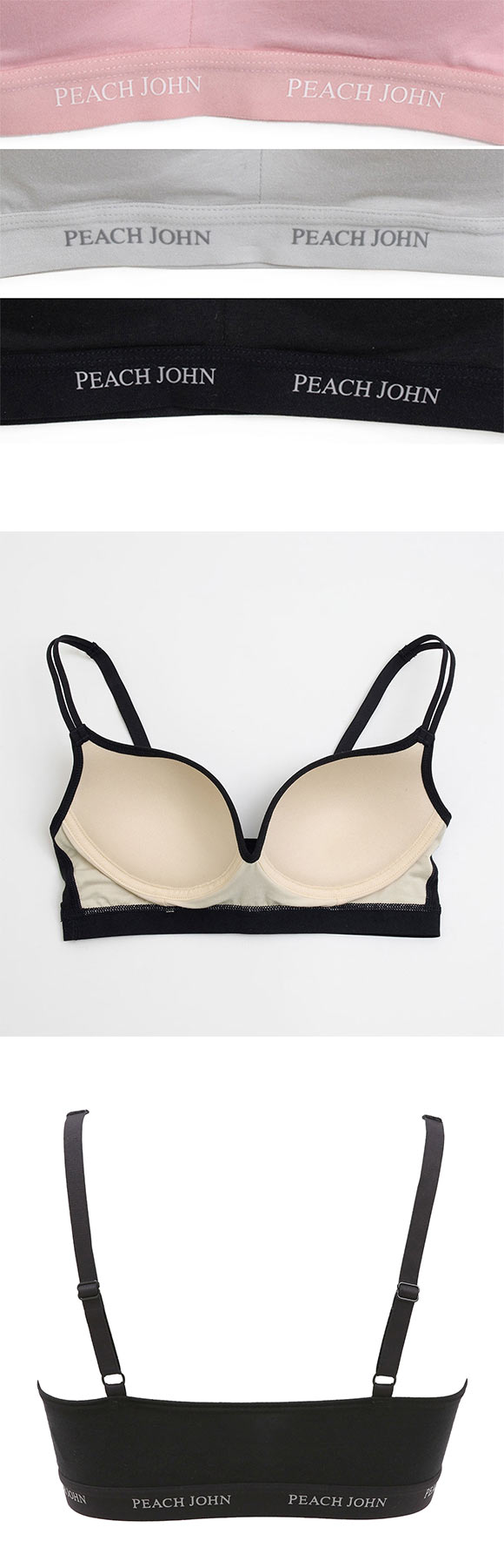 ルシアン PEACH JOHN×LECIEN ノンワイヤーブラ CASUALタイプ モールドブラ LECIEN ティーン ワイヤーなし ピーチジョン PJコラボ