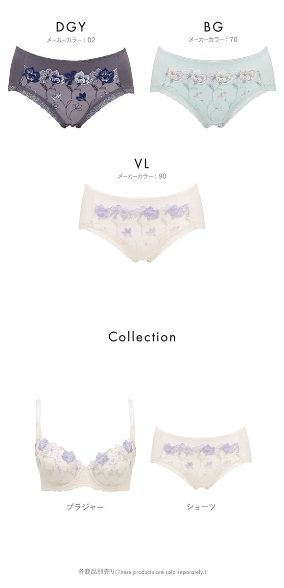 ルシアン キレイ魅せ 脇やせメイクブラ ペアショーツ スタンダード M L LL 大きいサイズ 履きこみ丈深め LECIEN