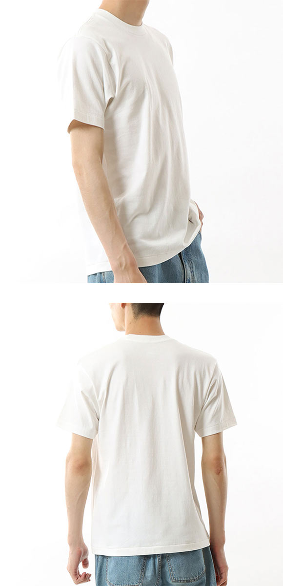 ヘインズ Hanes SHIRO クルーネックTシャツ メンズ インナー 大きいサイズ 半袖 白T HM1-X201