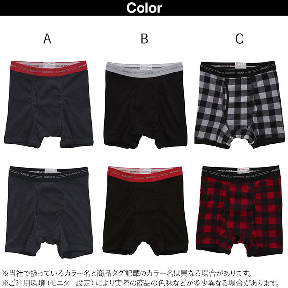 ヘインズ Hanes Global Line ボクサーブリーフ 2枚セット ビッグサイズ 3L 4L HM6EG701K