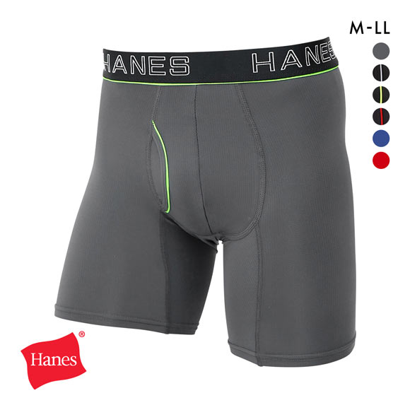 ヘインズ Hanes COMFORT FLEX FIT メッシュ ボクサーパンツ メンズ 前あき HM6EQ102 カンガルーポーチ設計