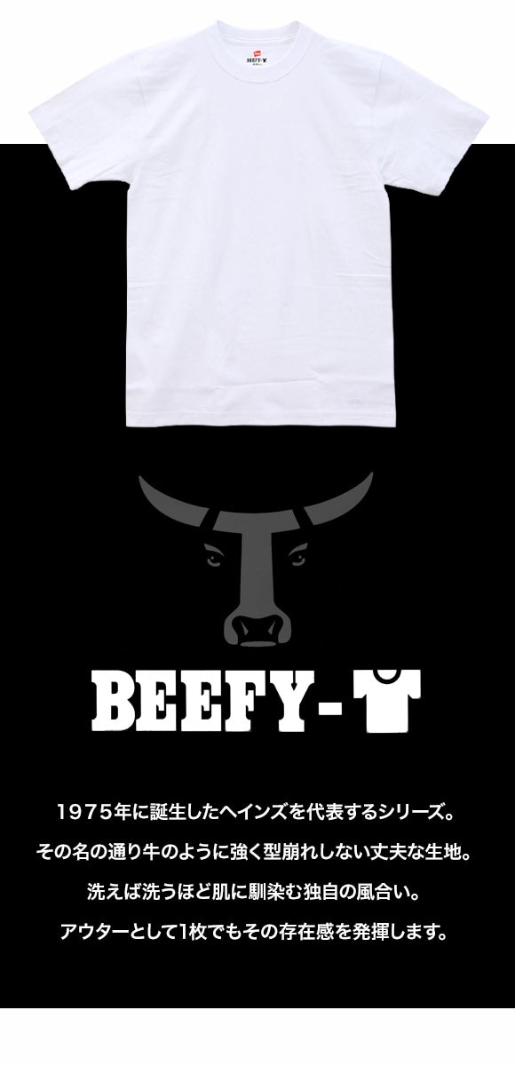 ヘインズ Hanes BEEFY クルーネックTシャツ ビーフィー 2P