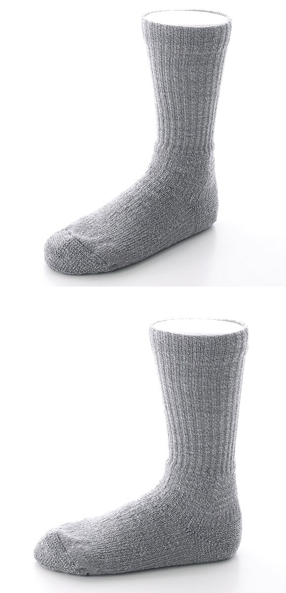 ミズノ MIZUNO ブレスサーモ BREATH THERMO ソックス クルー丈 レディース ウール 厚手 パイル あったか 保温 吸湿発熱