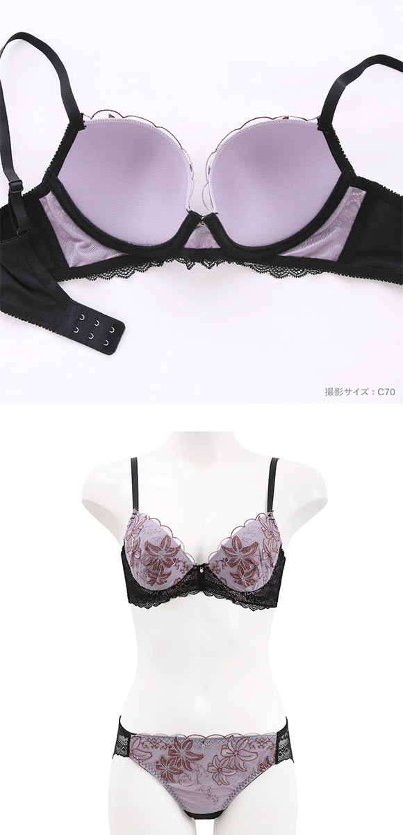 パンキュート 脇肉を谷間に変える脇高ブラ ダスティリリー ブラセット ABCDEF 大きいサイズ グラマー 脇寄せ 谷間 盛り胸