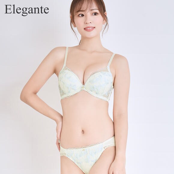 エレガント 脇肉を谷間に変える脇高ブラ フローレンス ブラセット CDEF80-95 大きいサイズ グラマー ブラジャー ショーツ Elegante