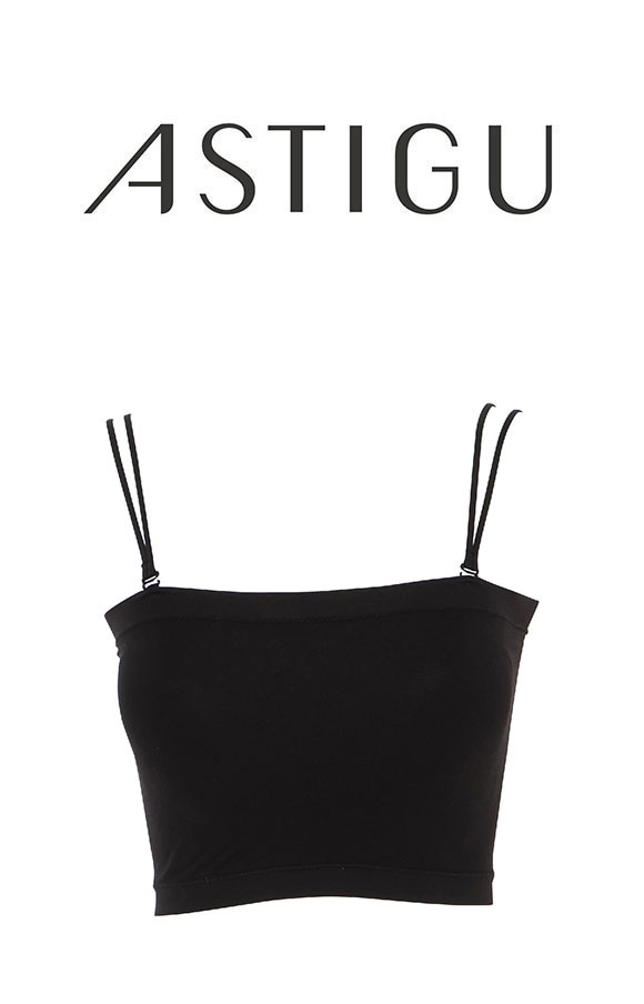 アツギ ASTIGU 冷 カップ付きチューブトップ ATSUGI