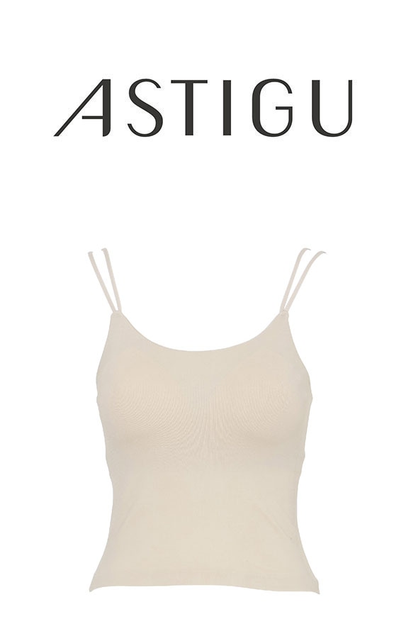 アツギ ASTIGU 冷 カップ付きキャミソール ATSUGI