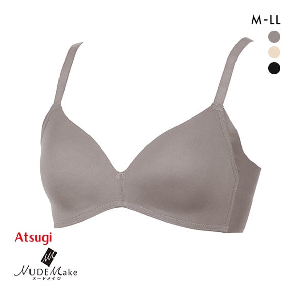 アツギ ATSUGI ヌードメイク NUDE Make ブラジャー ノンワイヤー シームレスカップ ワイヤレスブラ 単品