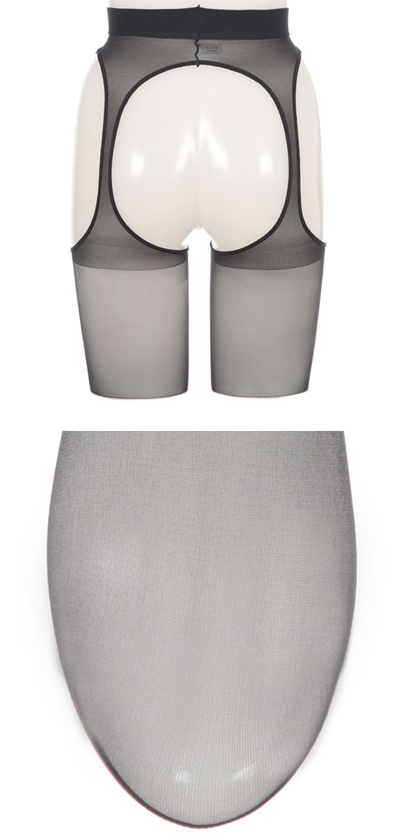 アツギ アスティーグ ASTIGU 快 ムレにくい パンティ部レス ストッキング ATSUGI