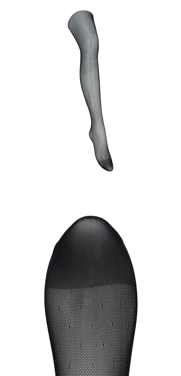 アツギカラーズ ドットネット柄タイツ Atsugi COLORS