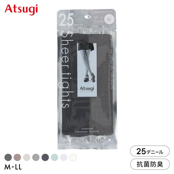 アツギカラーズ 25デニール カラーシアータイツ Atsugi COLORS