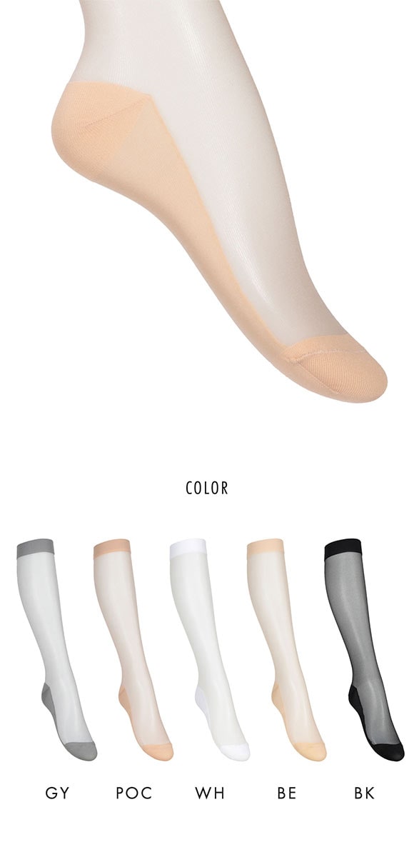 アツギ ASTIGU 透 ハイソックス ATSUGI