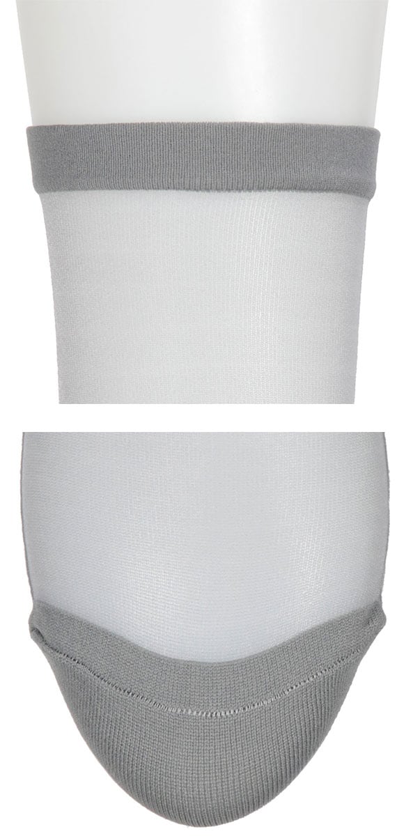 アツギ ASTIGU 透 クルーソックス ATSUGI