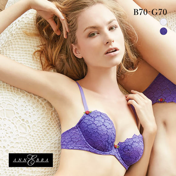 アンブラANNEBRA Lili BrazilianTouch 総レース 3/4カップブラジャー