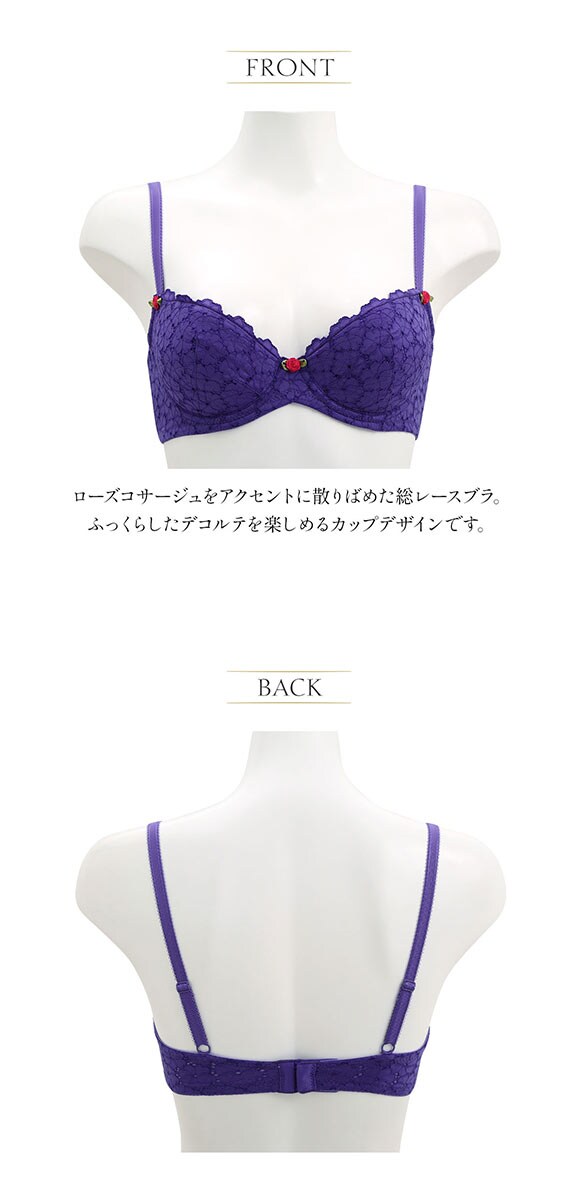 アンブラANNEBRA Lili BrazilianTouch 総レース 3/4カップブラジャー