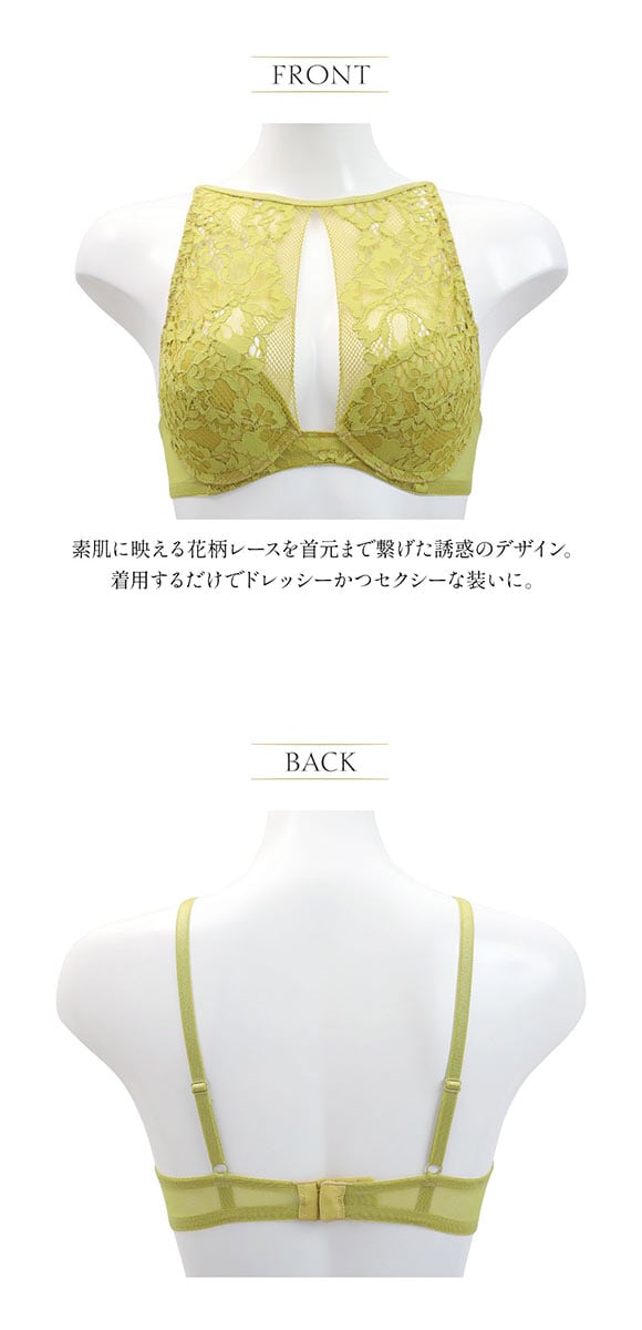 アンブラ ANNEBRA Arabe BLOOM UP ハイネック モールドカップ ブラジャー BCDEFG 単品