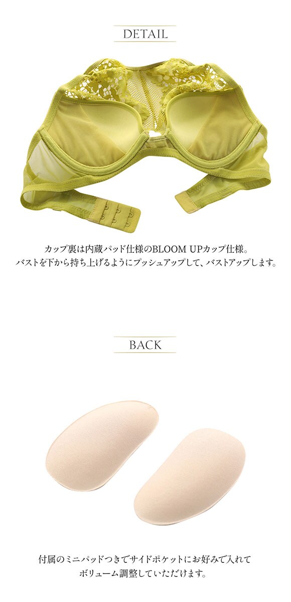 アンブラ ANNEBRA Arabe BLOOM UP ハイネック モールドカップ ブラジャー BCDEFG 単品