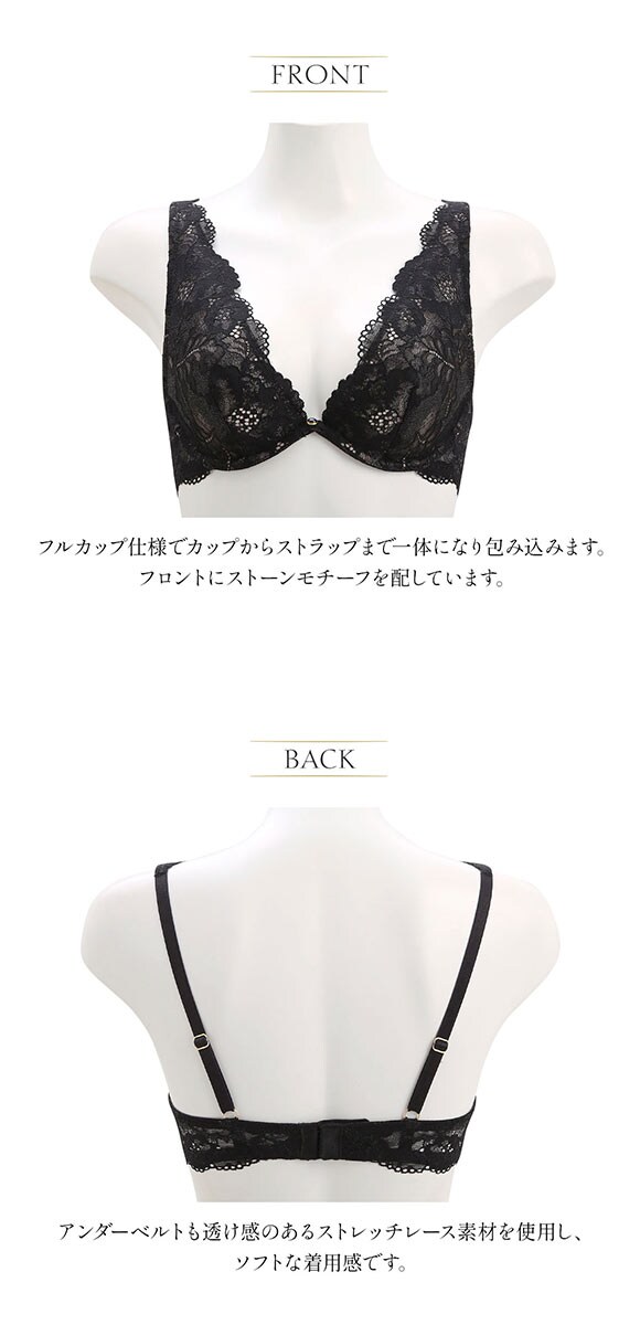 アンブラ ANNEBRA Venice ブラジャー ノンパテッド 総レース BCDEFG 大きいサイズ 単品