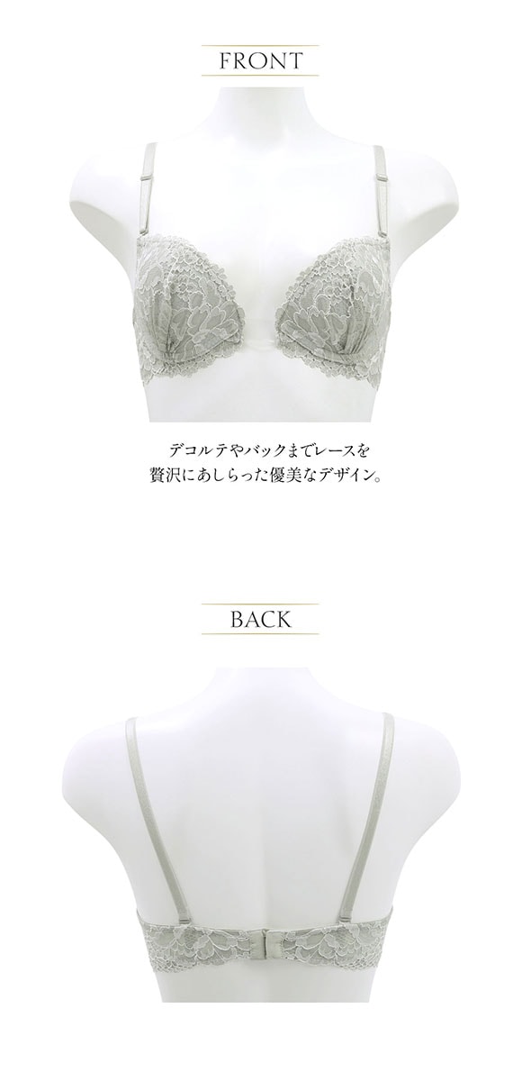 アンブラ ANNEBRA GLITZY ブラジャー BCDEFG  大きいサイズ 透明ストラップ付き 単品