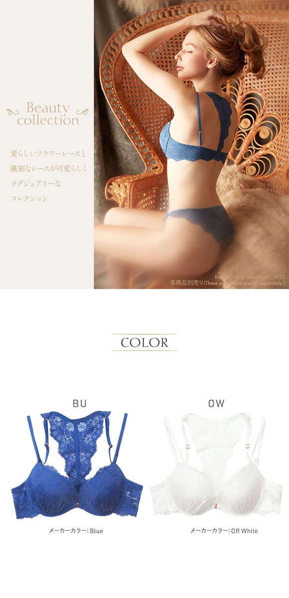 アンブラ ANNEBRA Beauty ブラジャー フロントホック バックレース 単品