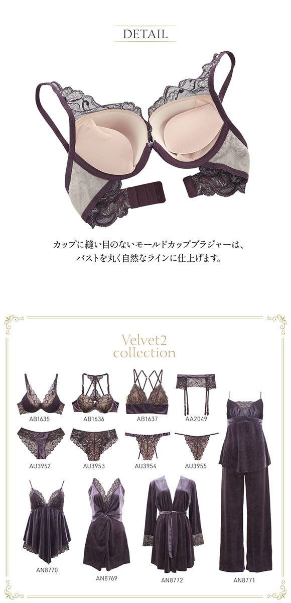 アンブラ ANNEBRA Velvet2 モールド ブラジャー 単品