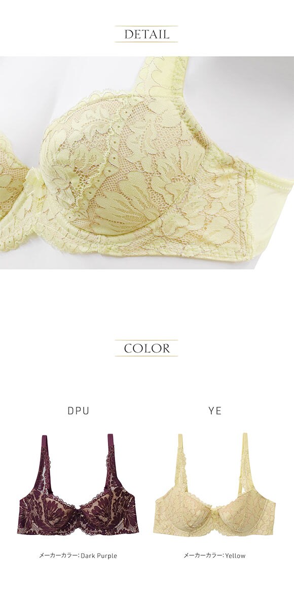 アンブラ Harmony in Bloom デコルテメイクブラジャー 大きいサイズ ANNEBRA