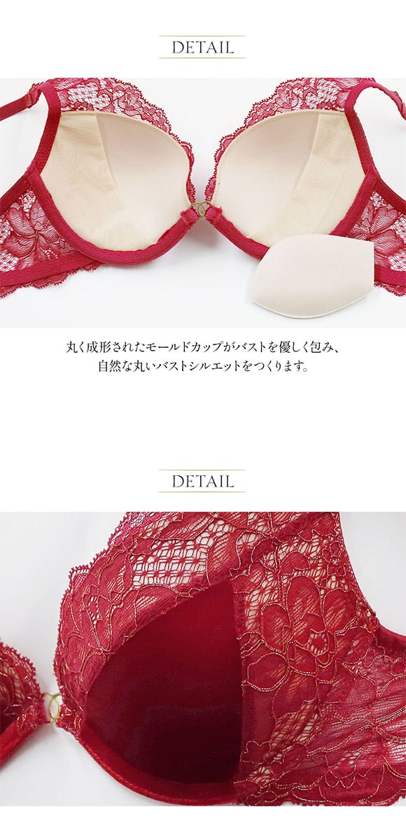 アンブラ Velvet Sin ベロア×レース モールドカップ ブラジャー 大きいサイズ セクシー ベルベット ANNEBRA